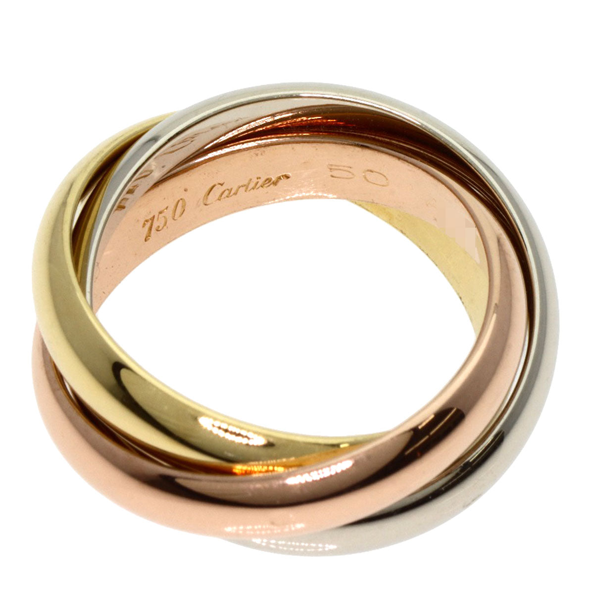 CARTIER   Ring Trinity LM #50 K18 Yellow Gold K18 White GoldLadies