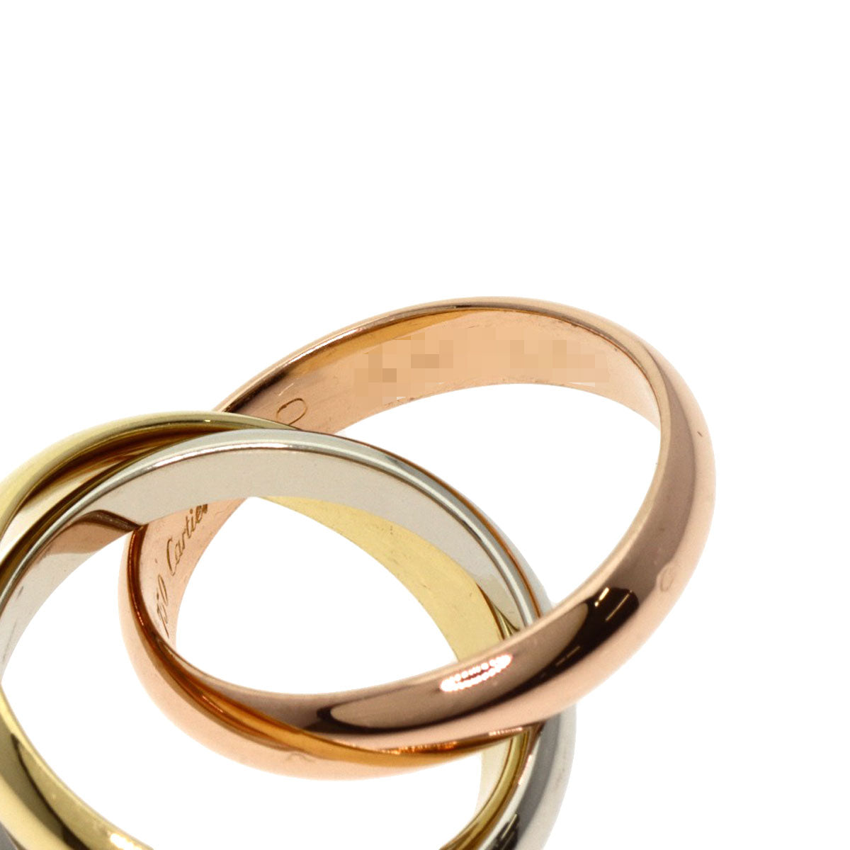 CARTIER   Ring Trinity LM #50 K18 Yellow Gold K18 White GoldLadies