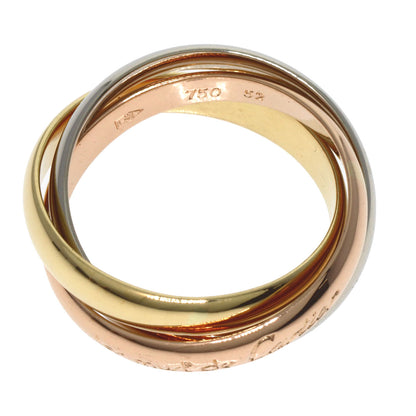 CARTIER   Ring Trinity #52 K18 Yellow Gold K18 White GoldLadies