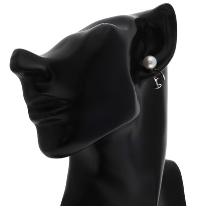 MIKIMOTO Pearl Pearl Earring K14 White Gold Ladies [Used]