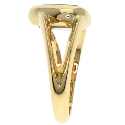 Chopard   Ring Happy diamond Ruby Sapphire K18 Yellow Gold Ladies