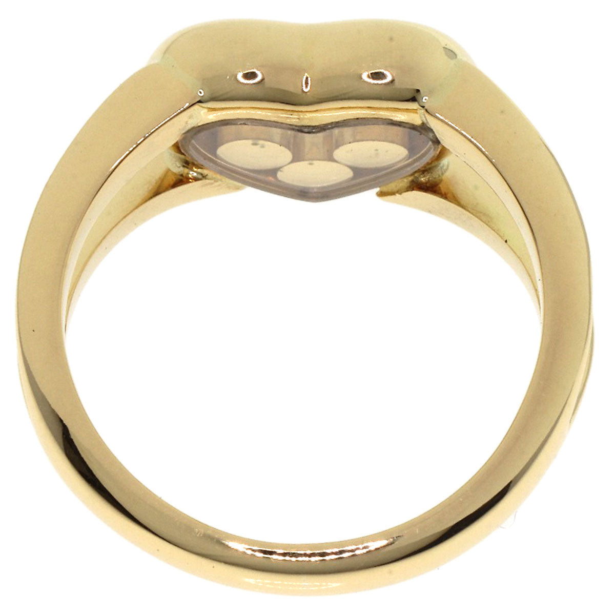 Chopard   Ring Happy diamond Ruby Sapphire K18 Yellow Gold Ladies