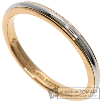 TIFFANY&Co.   Lucida band Ring  K18 Pink Gold PT950Ladies [Used]