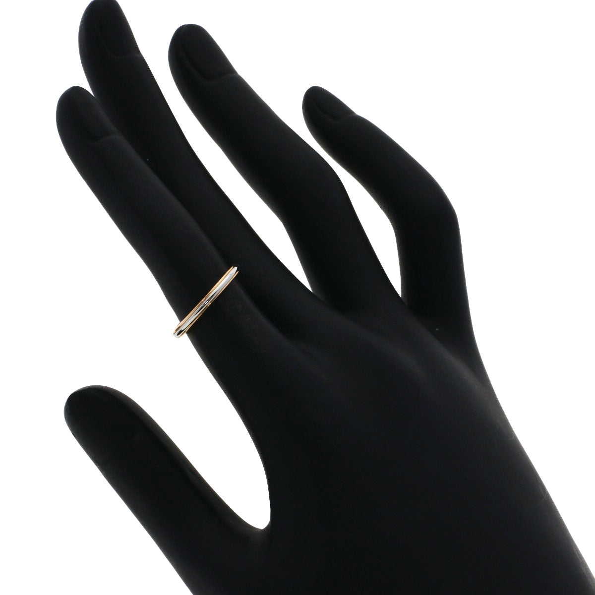 TIFFANY&Co.   Lucida band Ring  K18 Pink Gold PT950Ladies [Used]
