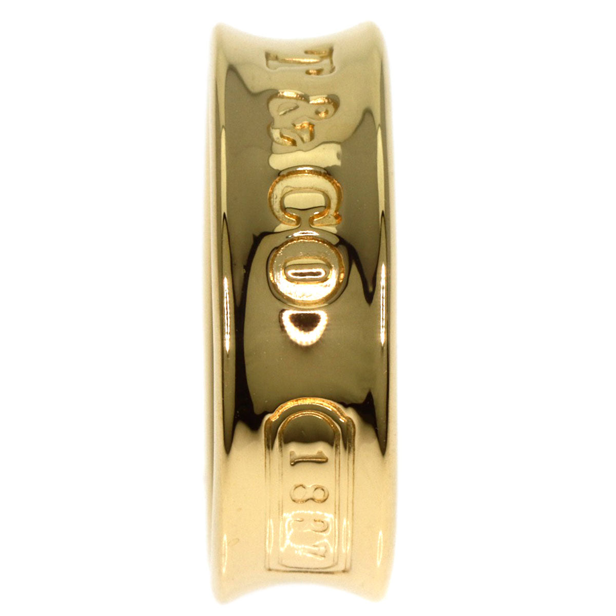 TIFFANY&Co.   Ring 1837 K18 Yellow Gold Ladies