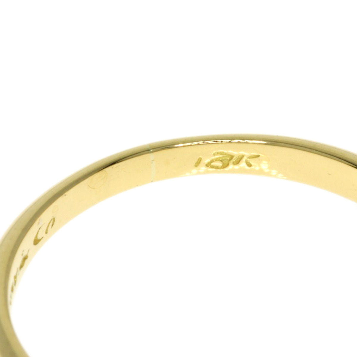 TIFFANY&Co.   Ring Open Heart Diamond K18 Yellow Gold Ladies