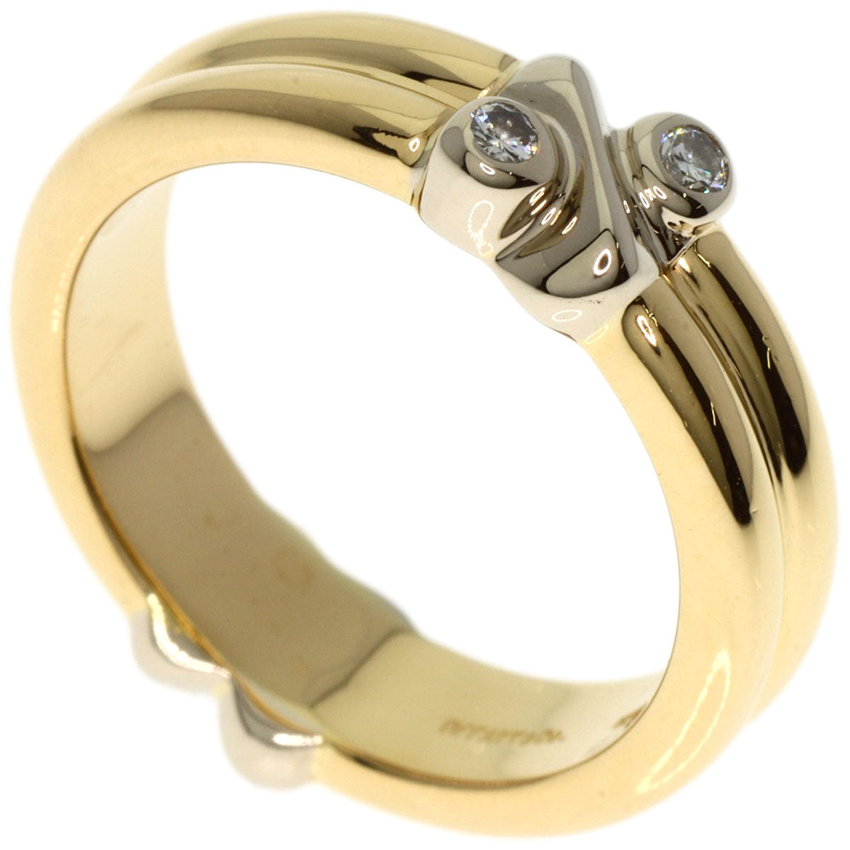 TIFFANY&Co.   Ring Signature Diamond K18 Yellow Gold Ladies