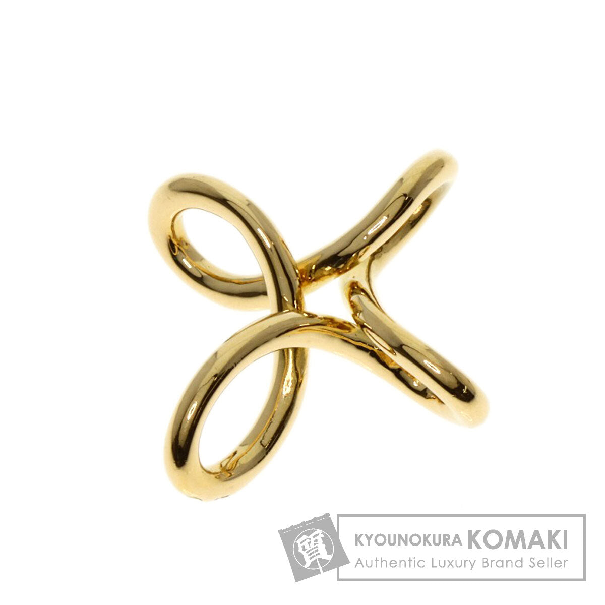 TIFFANY&Co.   Pendant top Infinity Cross K18 Yellow Gold Ladies