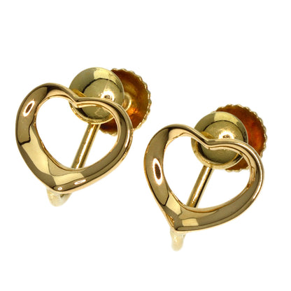 TIFFANY&Co.   Earring Open heart K18 Yellow Gold Ladies