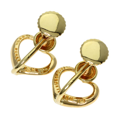 TIFFANY&Co.   Earring Open heart K18 Yellow Gold Ladies