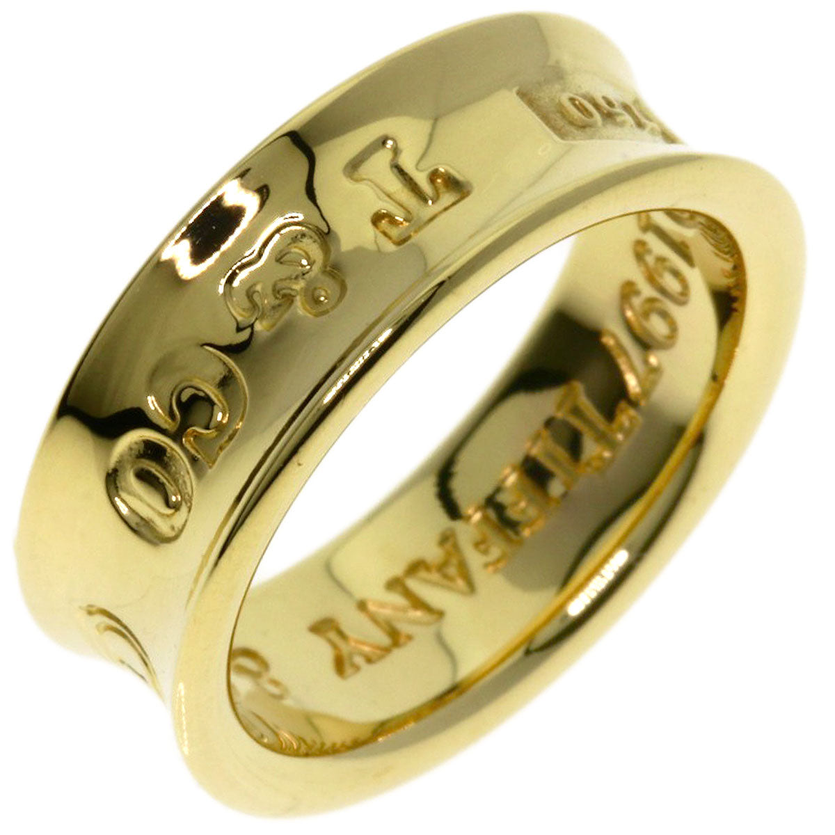 TIFFANY&Co.   Ring 1837 K18 Yellow Gold Ladies