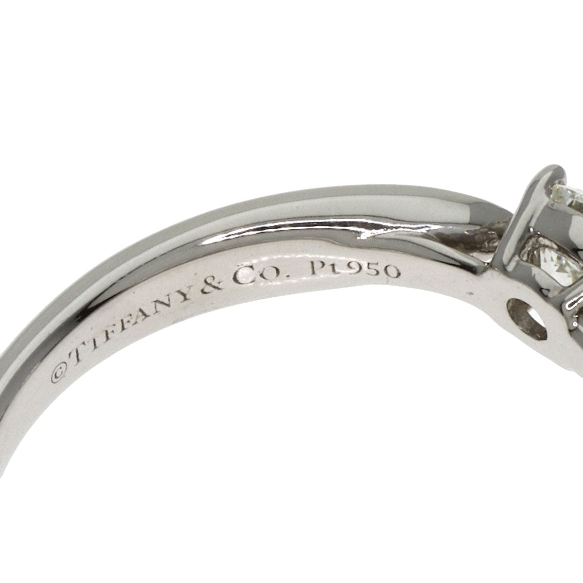 TIFFANY&Co. Harmony 1P Diamond Ring Platinum PT950 Ladies [Used]