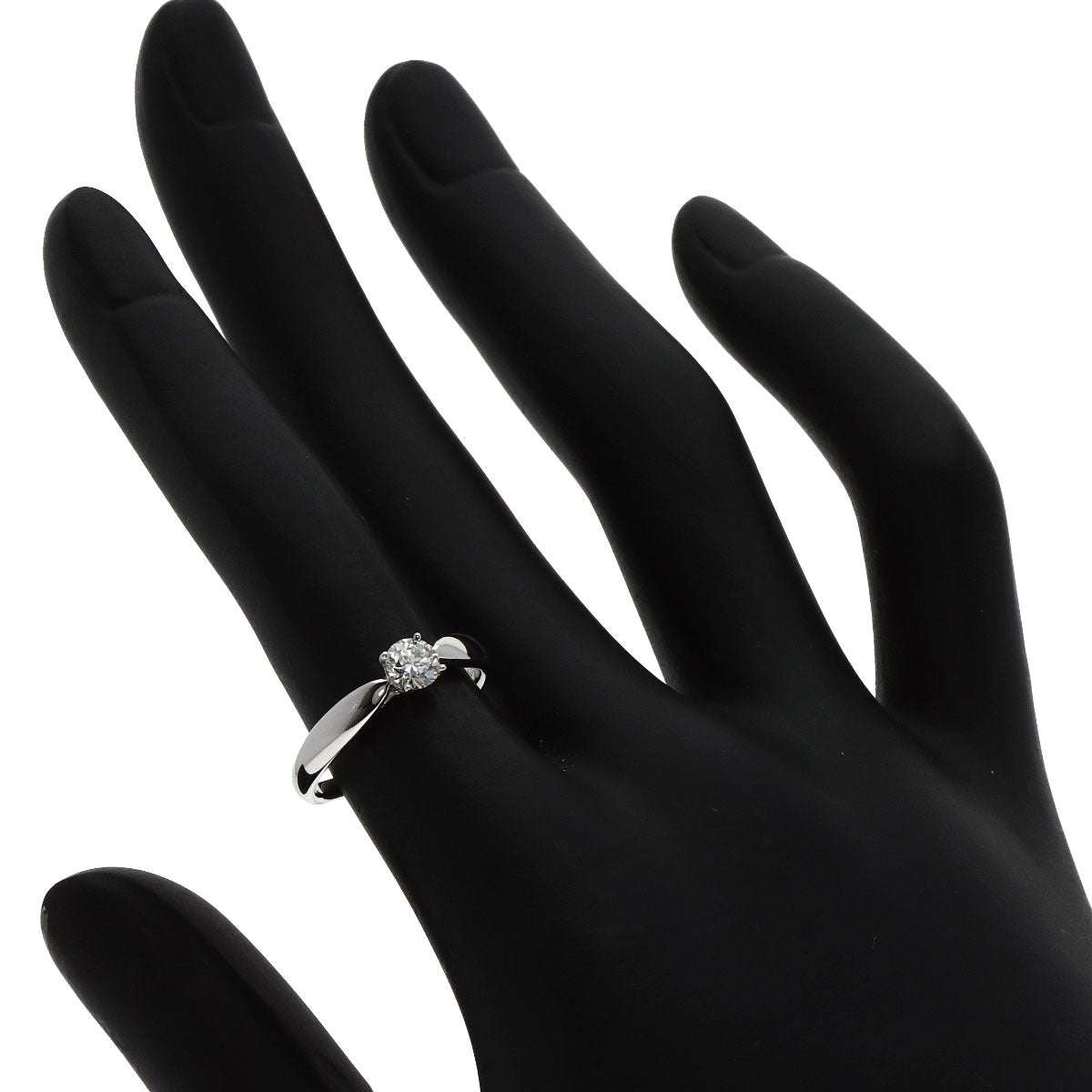 TIFFANY&Co. Harmony 1P Diamond Ring Platinum PT950 Ladies [Used]