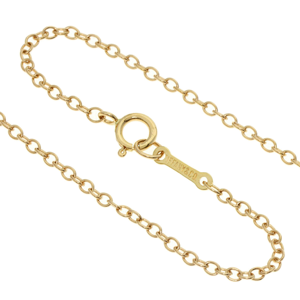 TIFFANY&Co.   Necklace Double Loop Medium K18 Yellow Gold Ladies