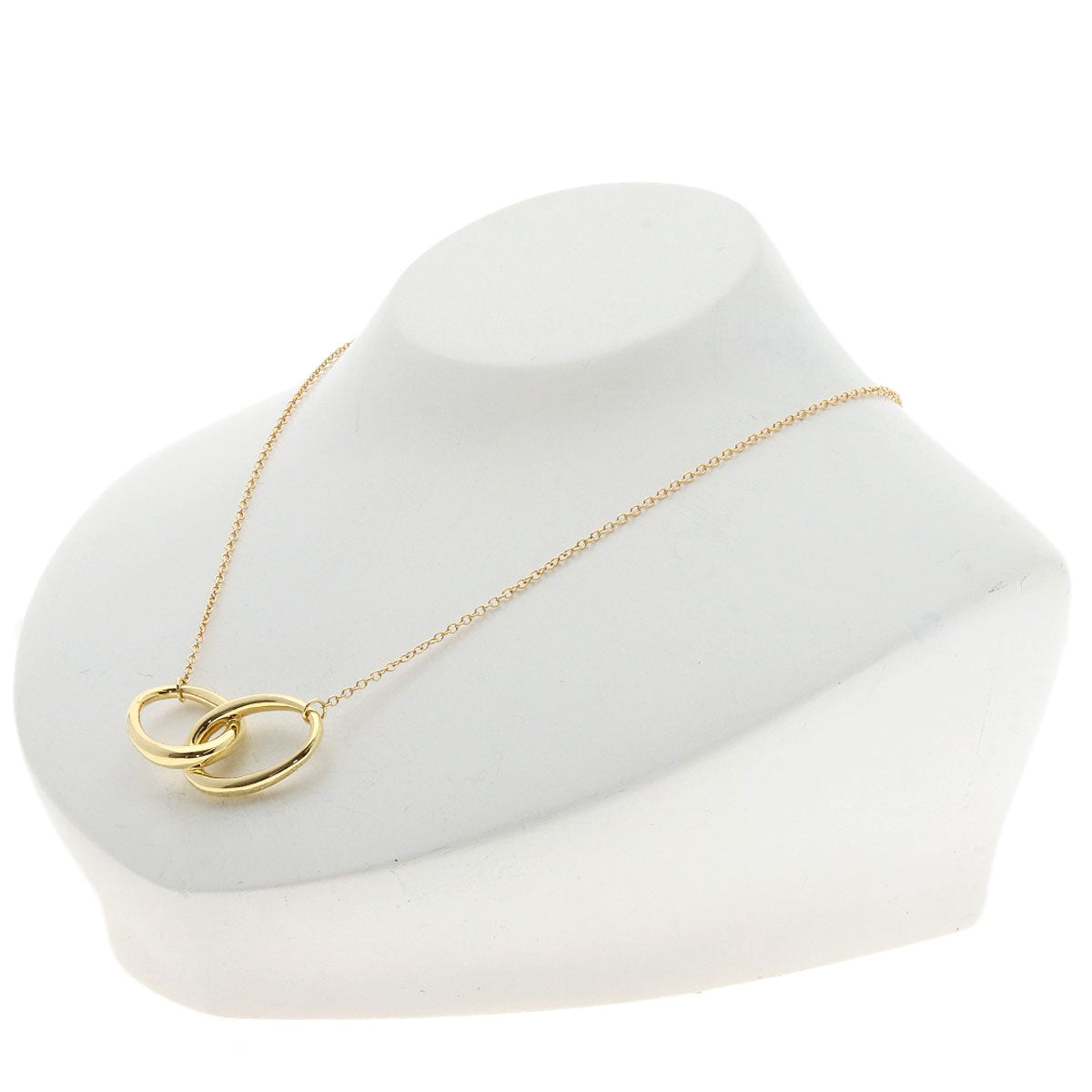 TIFFANY&Co.   Necklace Double Loop Medium K18 Yellow Gold Ladies