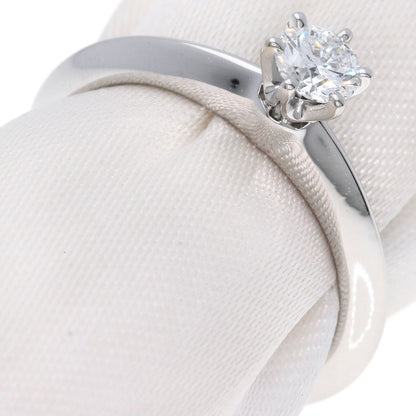 TIFFANY&Co. Solitaire Diamond Ring Platinum PT950 Ladies [Used]