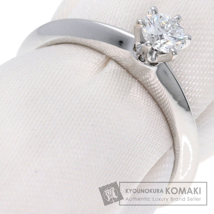 TIFFANY&Co. Solitaire Diamond Ring Platinum PT950 Ladies [Used]