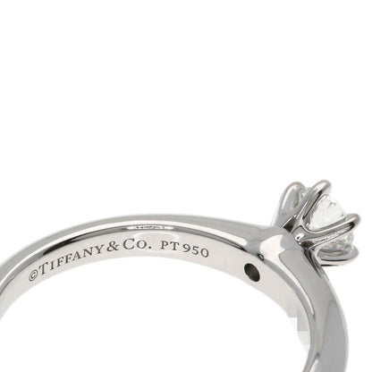 TIFFANY&Co. Solitaire Diamond Ring Platinum PT950 Ladies [Used]