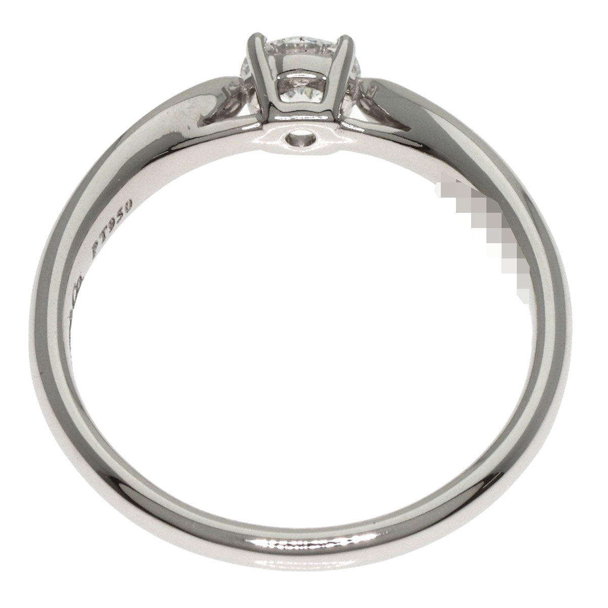 TIFFANY&Co. Harmony 1P Diamond Ring Platinum PT950 Ladies [Used]