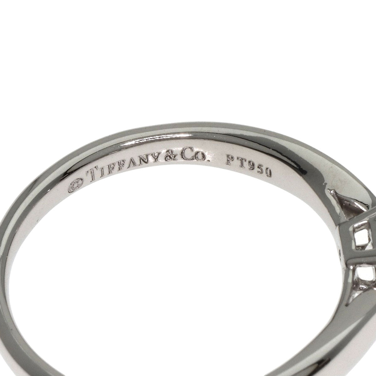TIFFANY&Co. Harmony 1P Diamond Ring Platinum PT950 Ladies [Used]