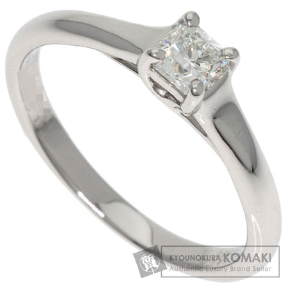 TIFFANY&Co. Square Princess Diamond Ring Platinum PT950 Ladies [Used]