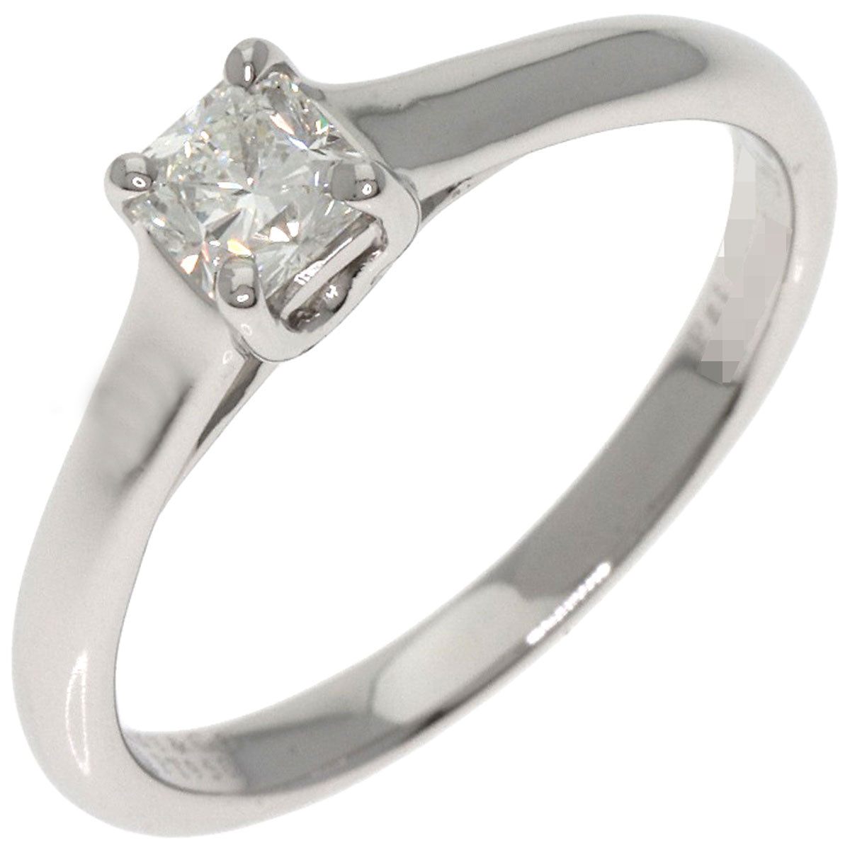 TIFFANY&Co. Square Princess Diamond Ring Platinum PT950 Ladies [Used]