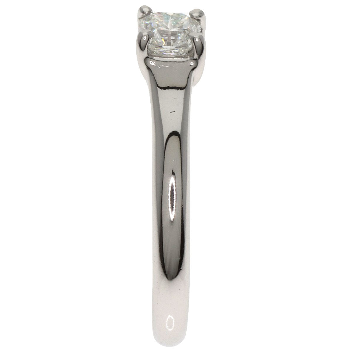 TIFFANY&Co. Square Princess Diamond Ring Platinum PT950 Ladies [Used]