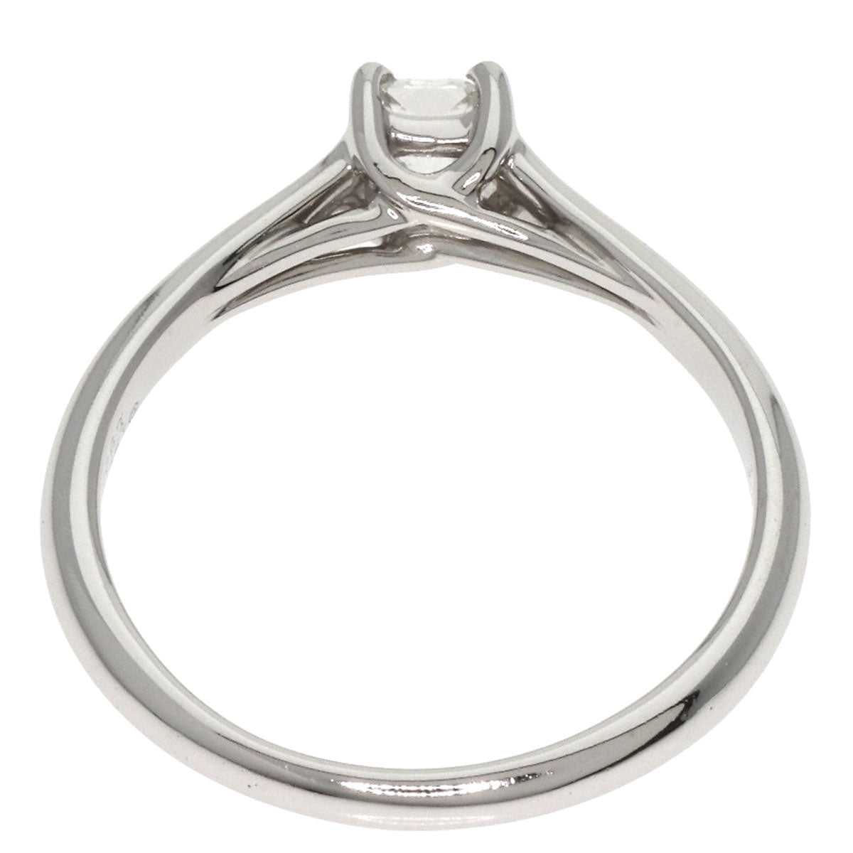 TIFFANY&Co. Square Princess Diamond Ring Platinum PT950 Ladies [Used]