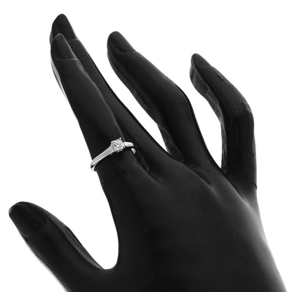 TIFFANY&Co. Square Princess Diamond Ring Platinum PT950 Ladies [Used]