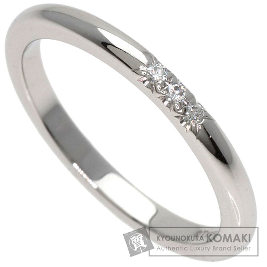 TIFFANY&Co. Forever Wedding 3P Diamond Ring Platinum PT950 Ladies [Used]