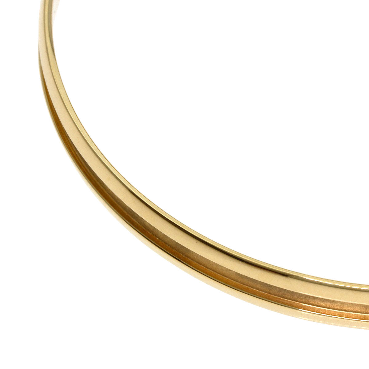 TIFFANY&Co.   Bracelet Grooved K18 Yellow Gold Ladies