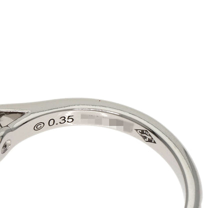 CARTIER   Ring Solitaire Diamond # 47 Platinum PT950 Ladies