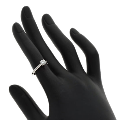 CARTIER   Ring Solitaire Diamond # 47 Platinum PT950 Ladies