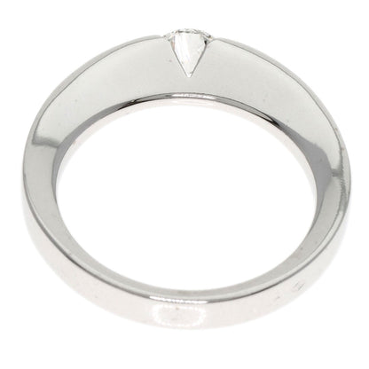 CARTIER   Ring Date with Diamond #46 K18 White Gold Ladies