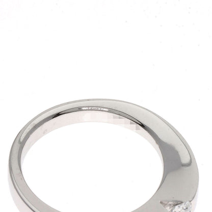 CARTIER   Ring Date with Diamond #46 K18 White Gold Ladies