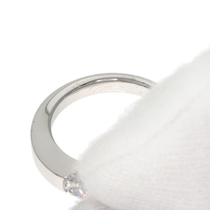 CARTIER   Ring Date with Diamond #46 K18 White Gold Ladies