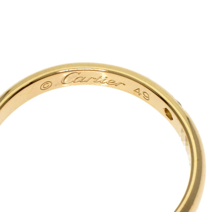 CARTIER   Classic Wedding 1P Diamond Ring  K18 Yellow Gold Ladies [Used]