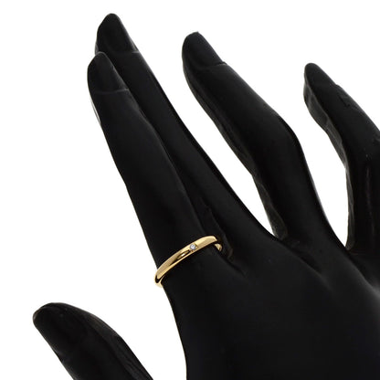 CARTIER   Classic Wedding 1P Diamond Ring  K18 Yellow Gold Ladies [Used]