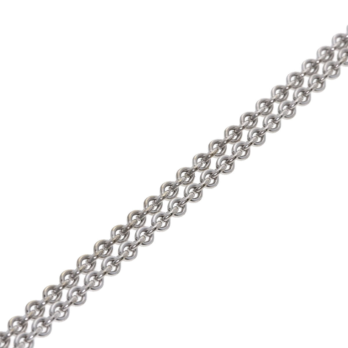 CARTIER Chain 16.5" Necklace K18 White Gold Ladies [Used]