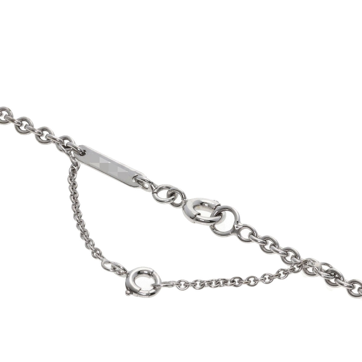 CARTIER Chain 16.5" Necklace K18 White Gold Ladies [Used]