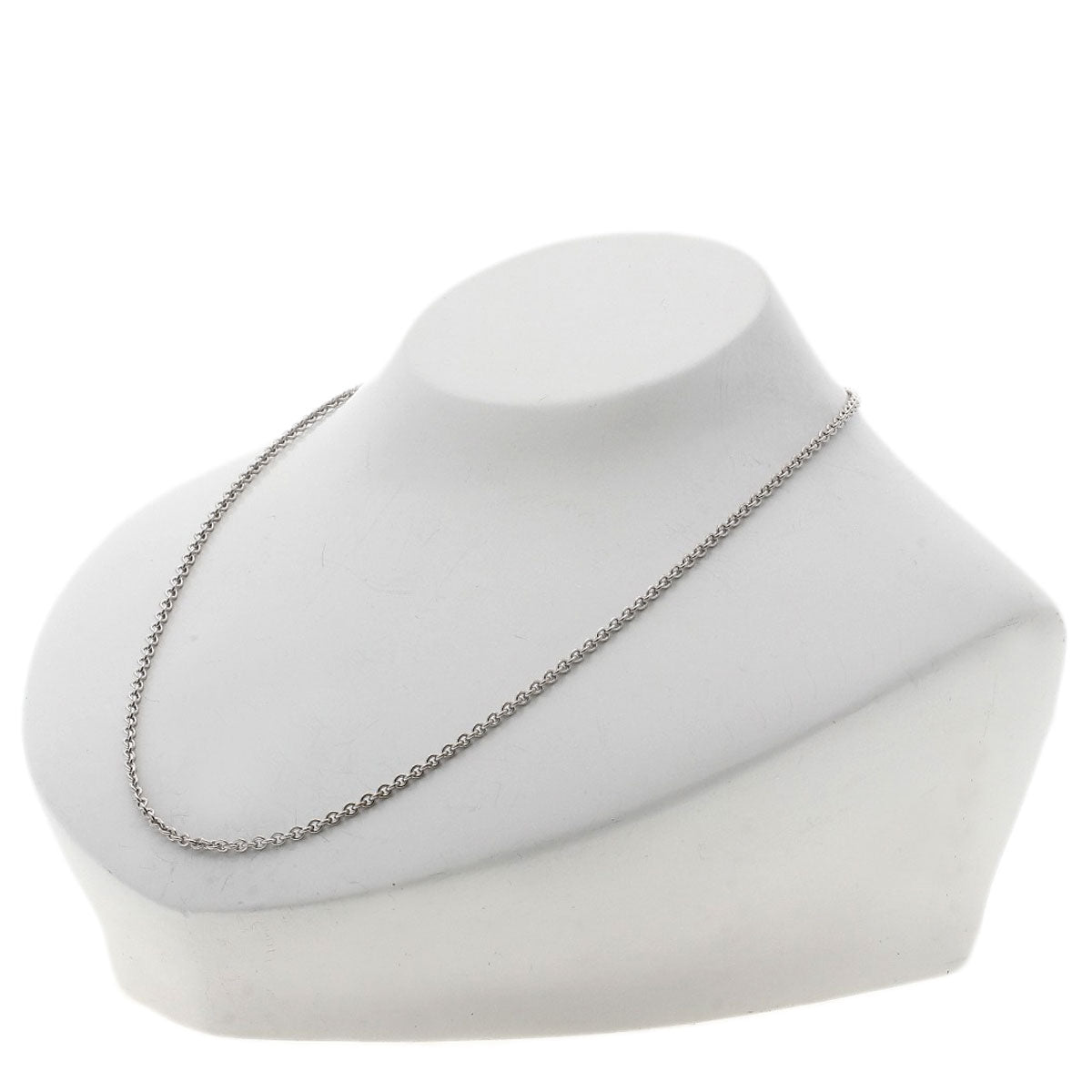 CARTIER Chain 16.5" Necklace K18 White Gold Ladies [Used]