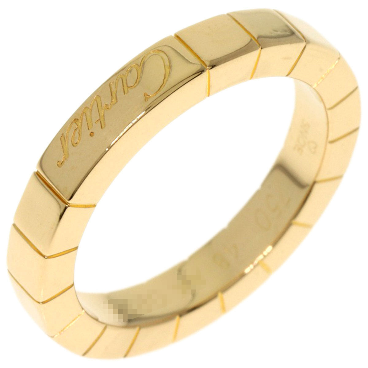 CARTIER   Ring Laniere # 48 K18 Yellow Gold Ladies