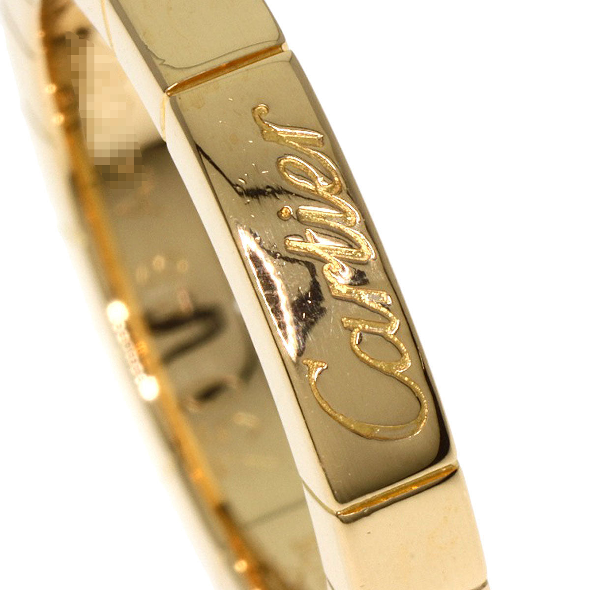 CARTIER   Ring Laniere # 48 K18 Yellow Gold Ladies
