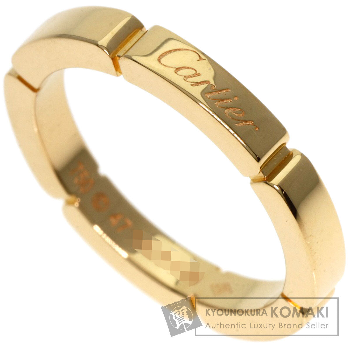 CARTIER   Ring Mayon PANTHERE #47 K18 Yellow Gold Ladies