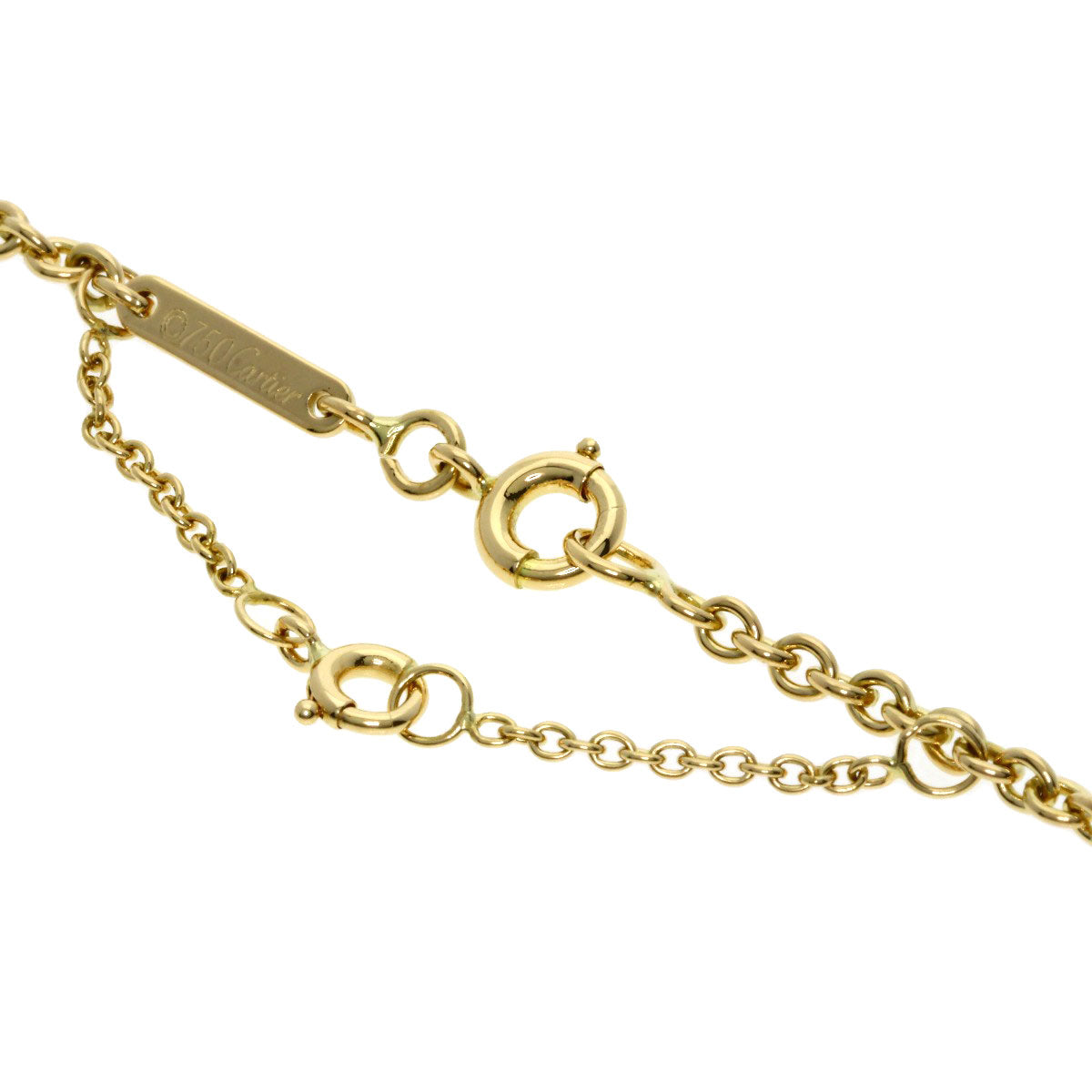 CARTIER   Chain 16.5" Necklace  K18 Yellow Gold Ladies [Used]