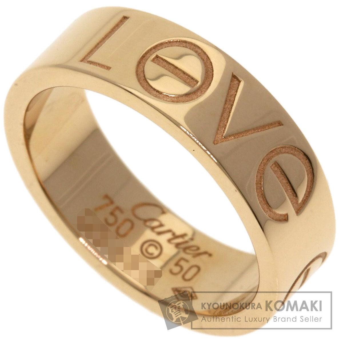 CARTIER   Ring love ring 2006 limited edition #50 K18 Pink Gold Ladies