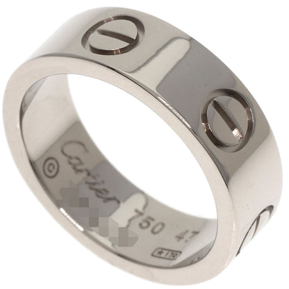 CARTIER   Ring love ring #47 K18 White Gold Ladies