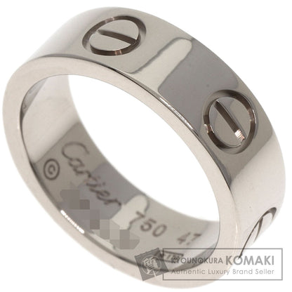 CARTIER   Ring love ring #47 K18 White Gold Ladies