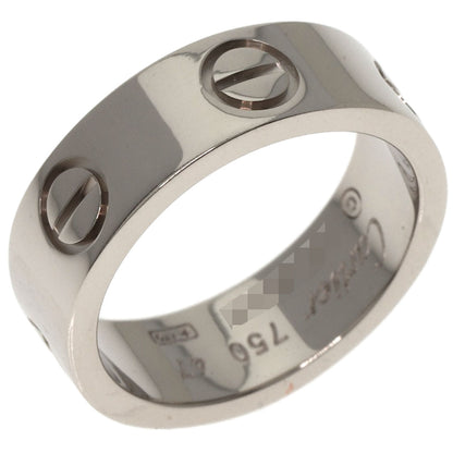 CARTIER   Ring love ring #47 K18 White Gold Ladies