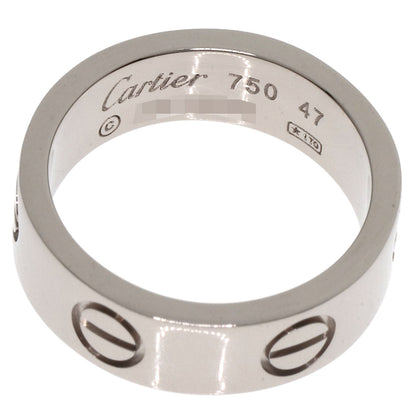 CARTIER   Ring love ring #47 K18 White Gold Ladies